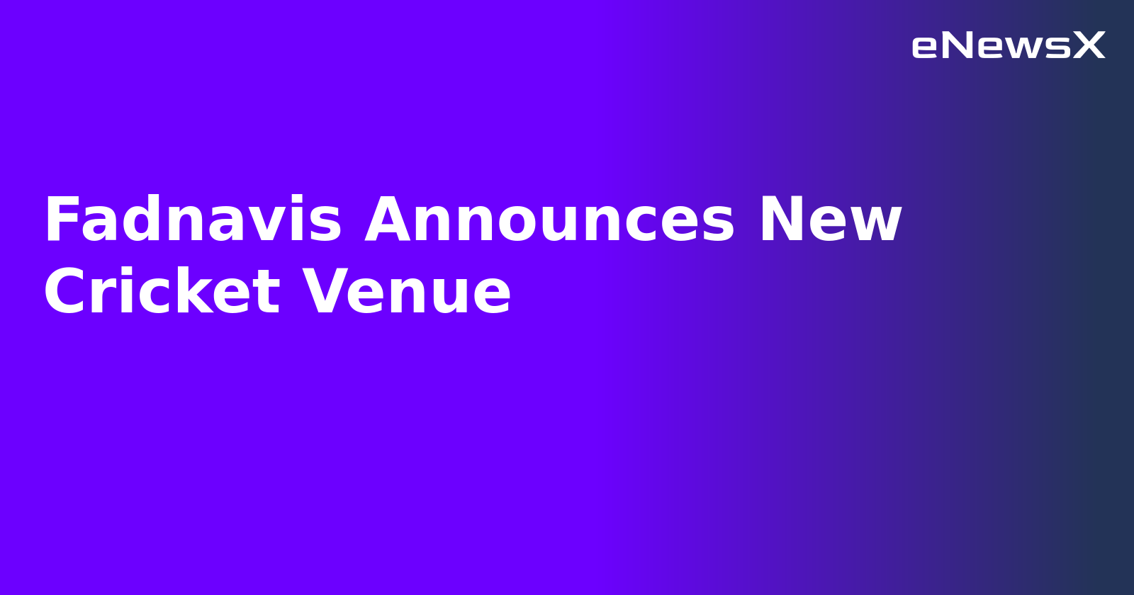 Fadnavis Announces New Cricket Venue.webp