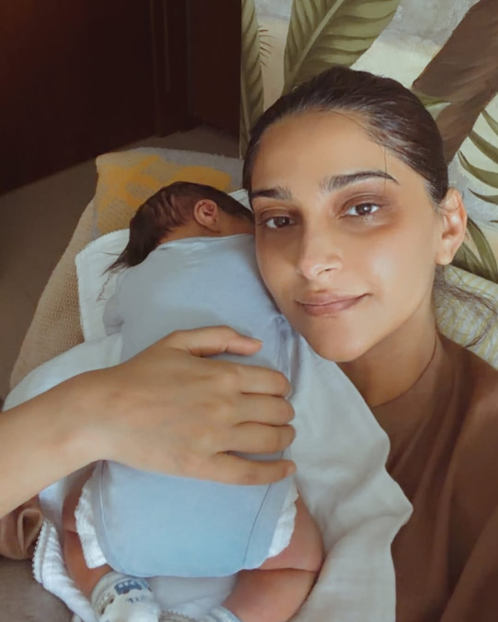 Sonam Kapoor Shares Photo with Newborn, Embracing Dark Circles.webp