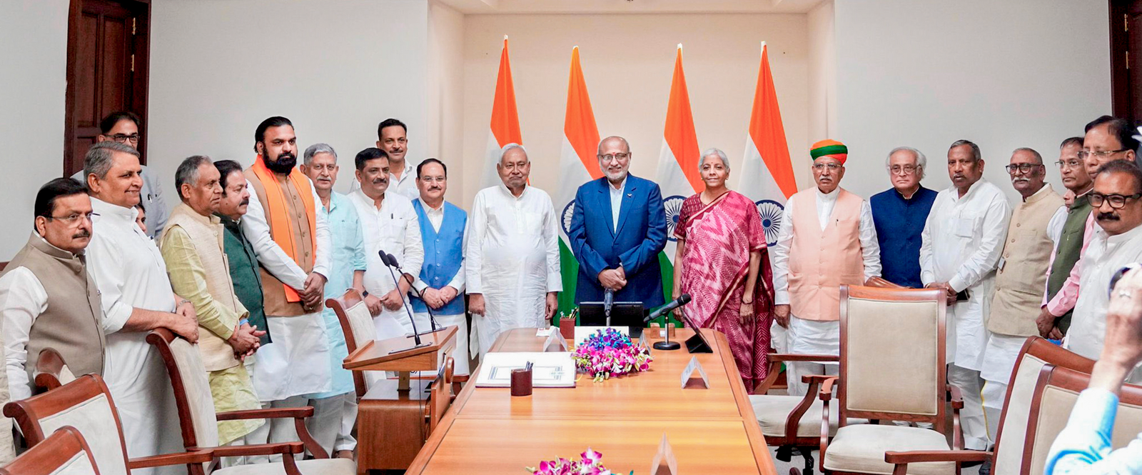 NDA Leaders Congratulate Nitish Kumar on Rajya Sabha Appointment.webp