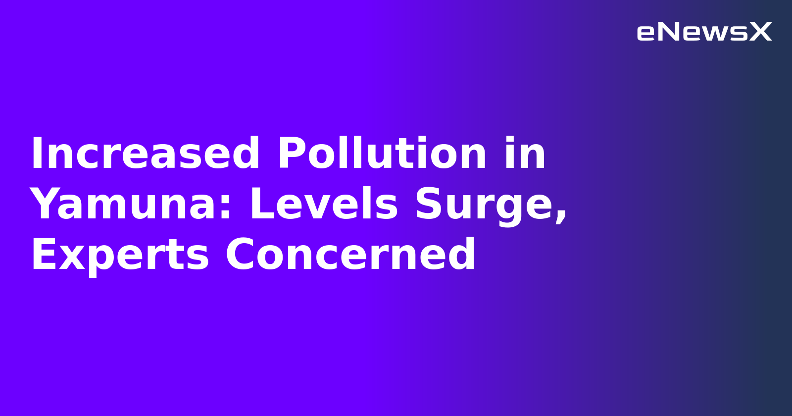 Increased Pollution in Yamuna: Levels Surge, Experts Concerned.webp