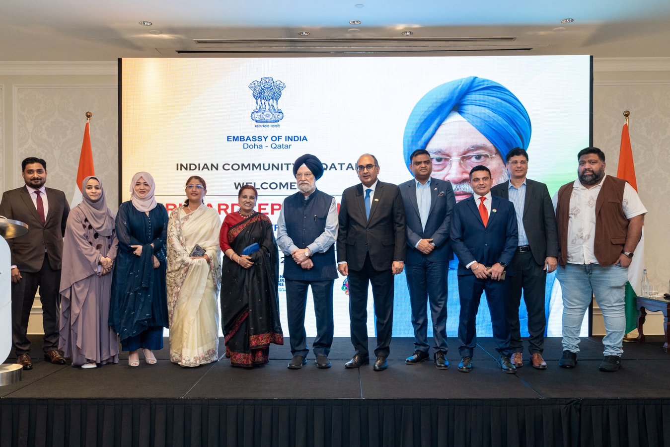 Hardeep Singh Puri Welcomes Indian Community in Qatar.webp Hardeep Singh Puri Welcomes Indian Community in Qatar.webp