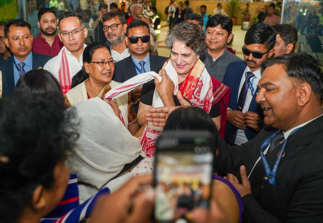 Assam Elections: Priyanka Gandhi Visits to Speed Up Congress Strategy.webp