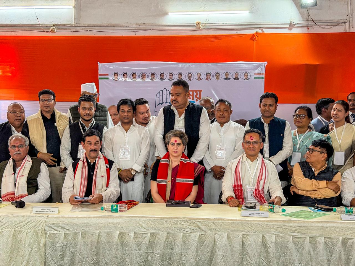 Priyanka Gandhi Downplays Borah Exit, Signals Congress' Battle Mode for Assam Polls.webp