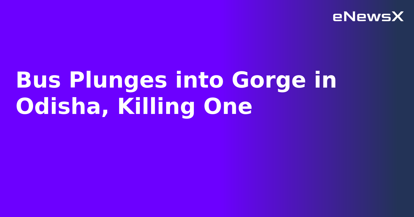 Bus Plunges into Gorge in Odisha, Killing One.webp Bus Plunges into Gorge in Odisha, Killing One.webp