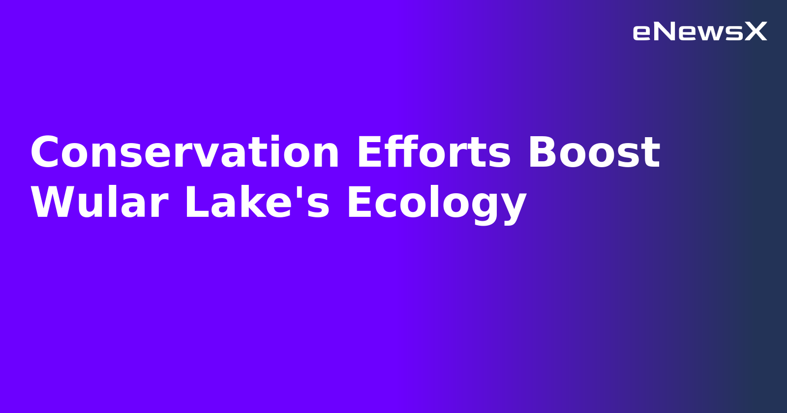 Conservation Efforts Boost Wular Lake's Ecology.webp