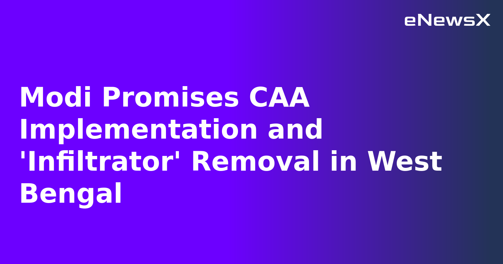Modi Promises CAA Implementation and 'Infiltrator' Removal in West Bengal.webp