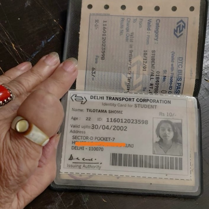 Tillotama Shome's Bus Pass Triggers a Memory.webp