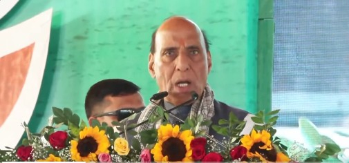 Rajnath Singh Highlights Agri Support and Rural Development in Raisen.webp