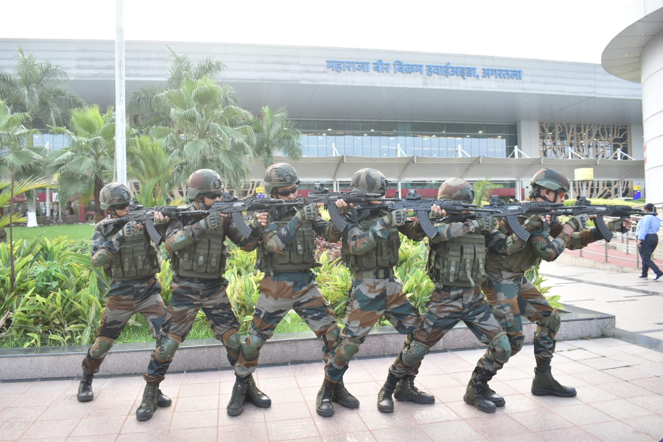 Security Forces Enhance Coordination at Maharaja Bir Bikram Airport