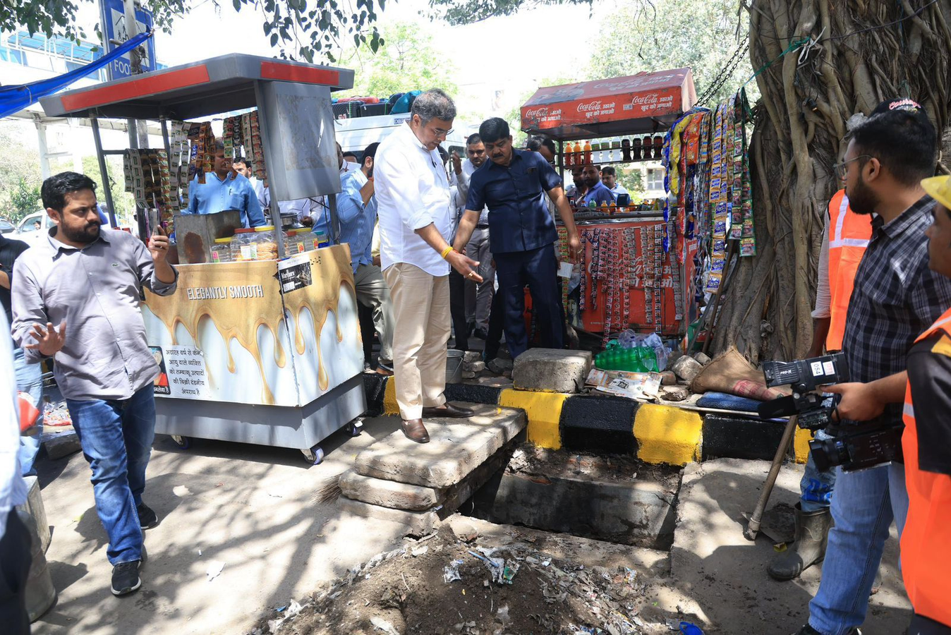 South Delhi Roads Preparedness: Minister Verma Conducts Inspection