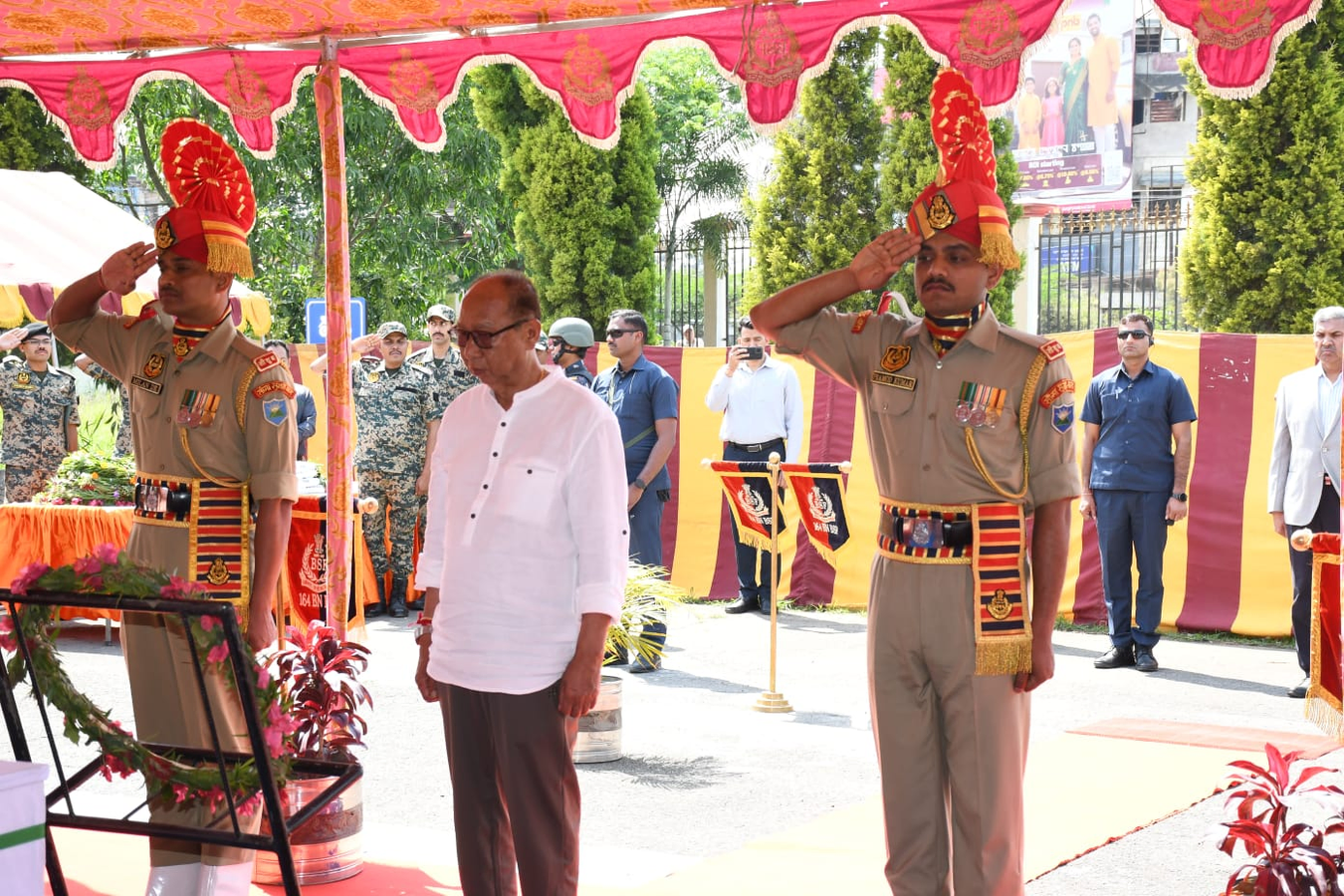 Tribute Paid to BSF Constable Killed in Manipur