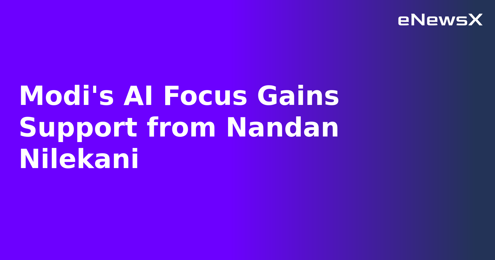 Modi's AI Focus Gains Support from Nandan Nilekani.webp