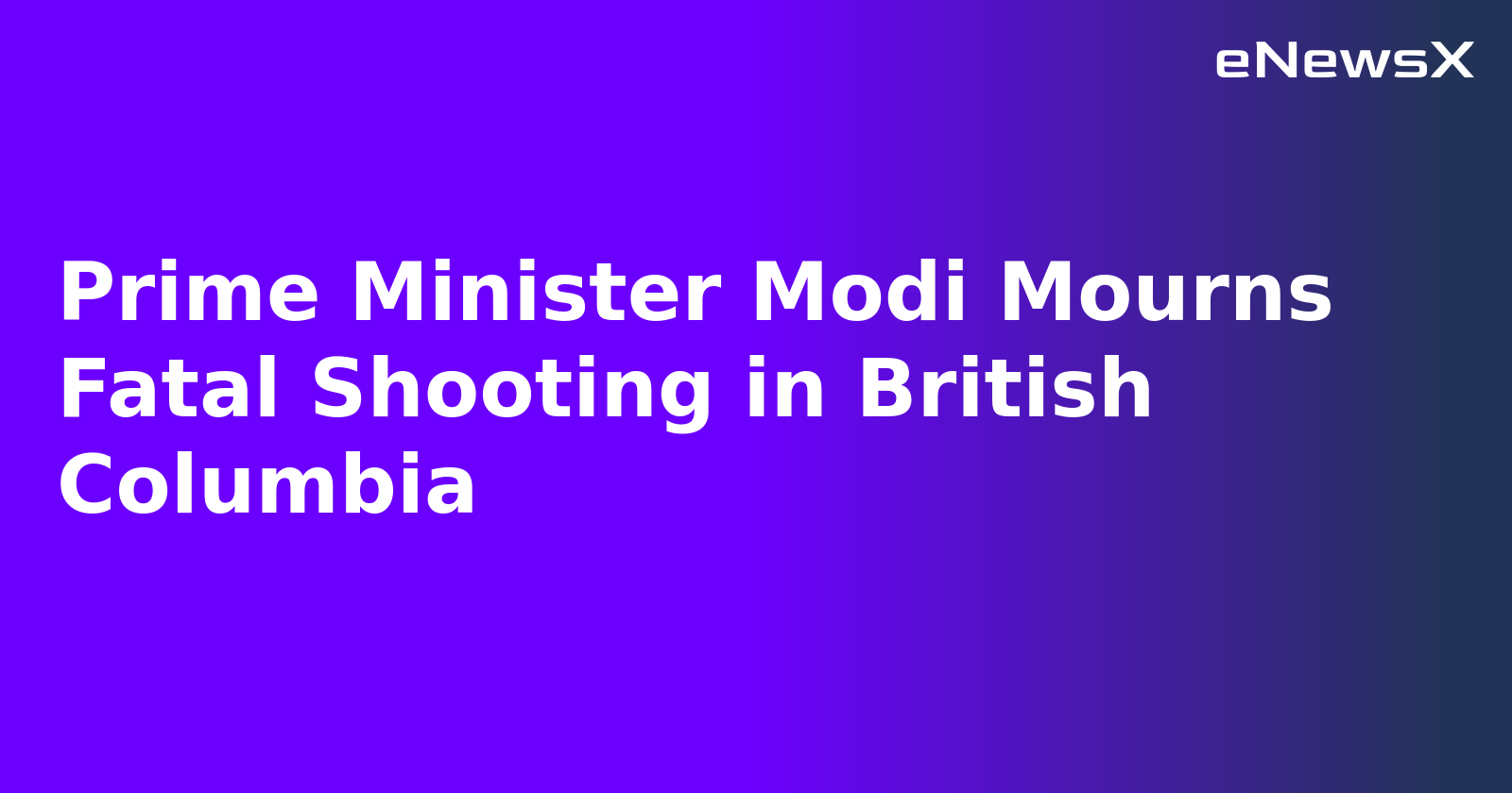 Prime Minister Modi Mourns Fatal Shooting in British Columbia.webp
