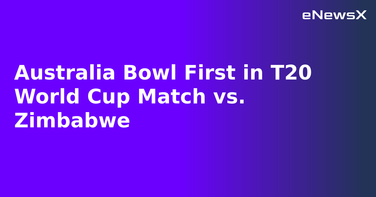 Australia Bowl First in T20 World Cup Match vs. Zimbabwe.webp