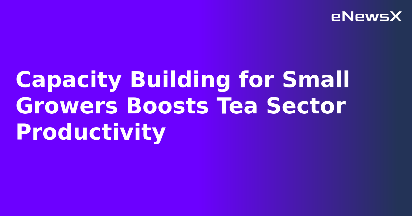 Capacity Building for Small Growers Boosts Tea Sector Productivity.webp