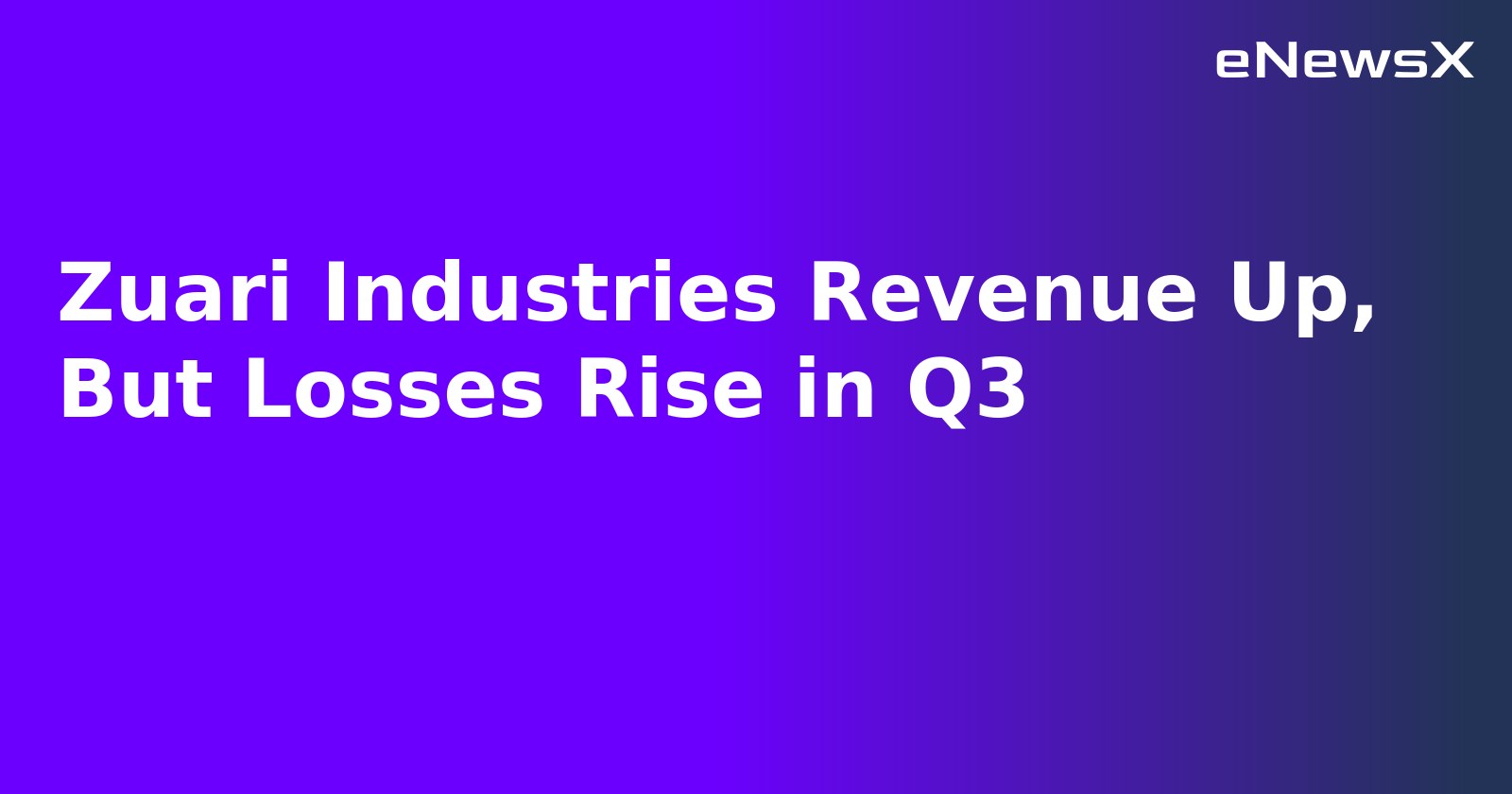 Zuari Industries Revenue Up, But Losses Rise in Q3.webp Zuari Industries Revenue Up, But Losses Rise in Q3.webp