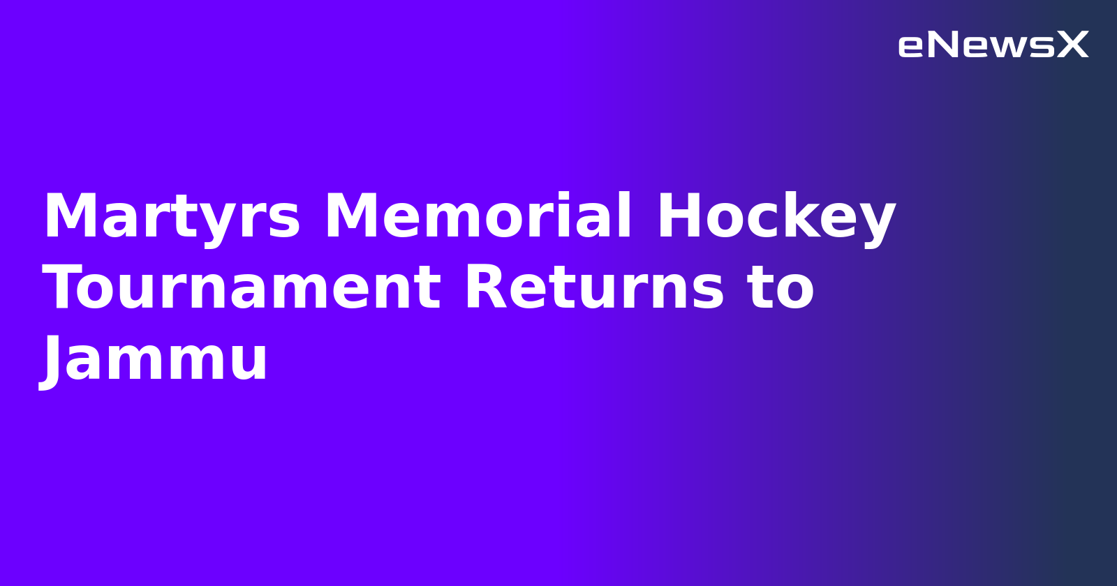 Martyrs Memorial Hockey Tournament Returns to Jammu.webp