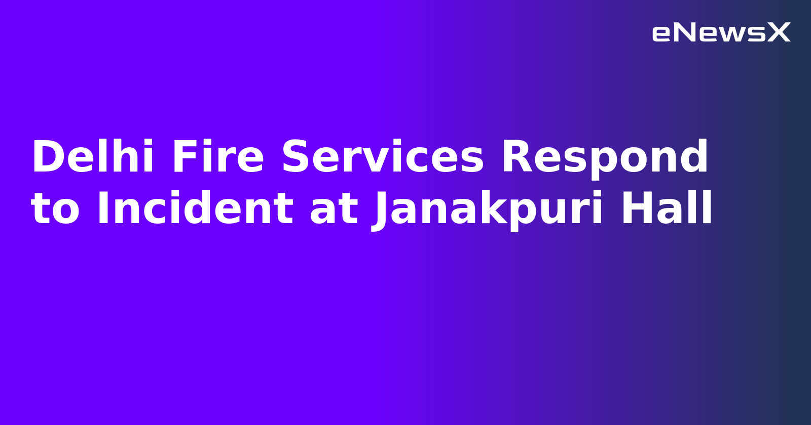 Delhi Fire Services Respond to Incident at Janakpuri Hall.webp