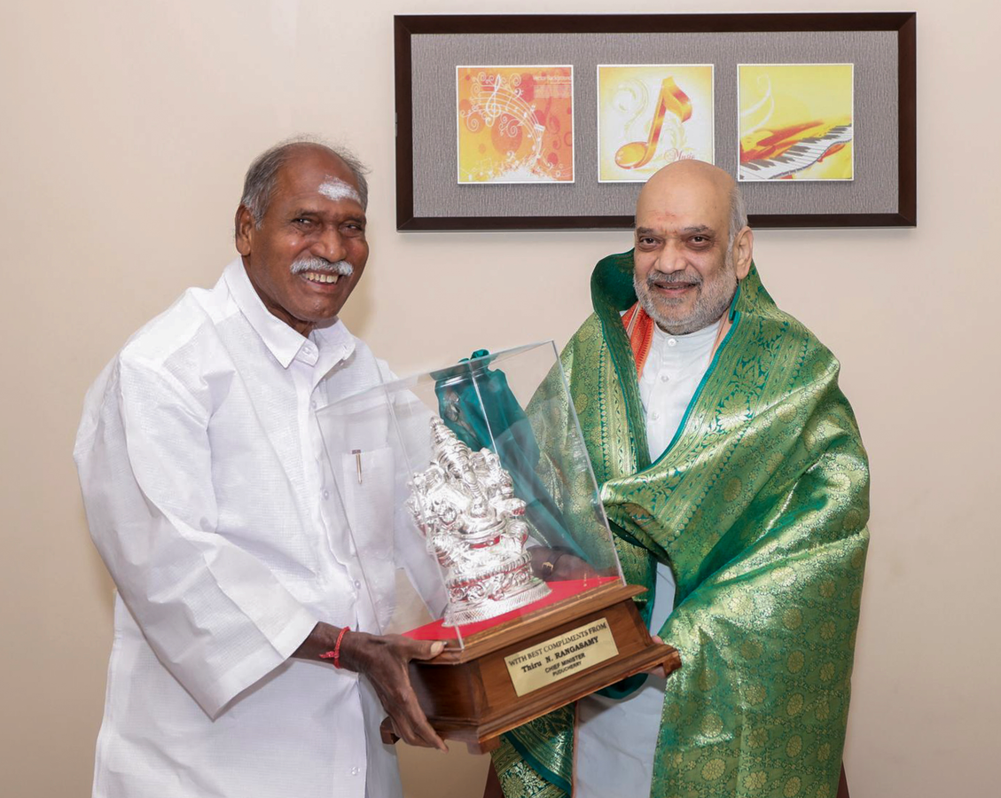 Shah Acknowledges Rangasamy Government Amidst NDA Appeal.webp