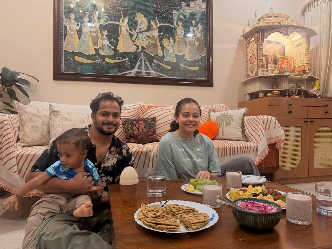 Devoleena Bhattacharjee Celebrates Three Years of Marriage and New Family.webp