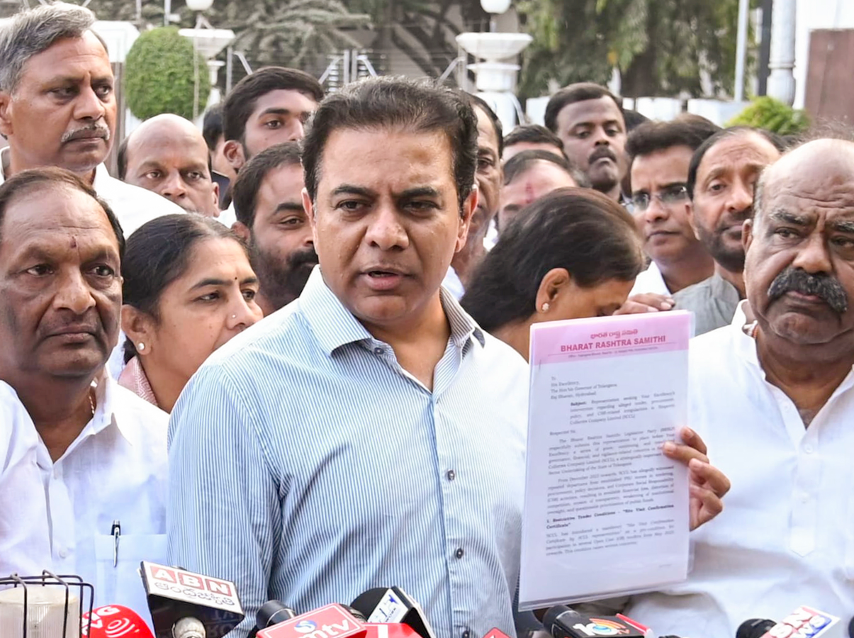 AI Summit Protest: BRS Leader Raises Concerns About International Image.webp