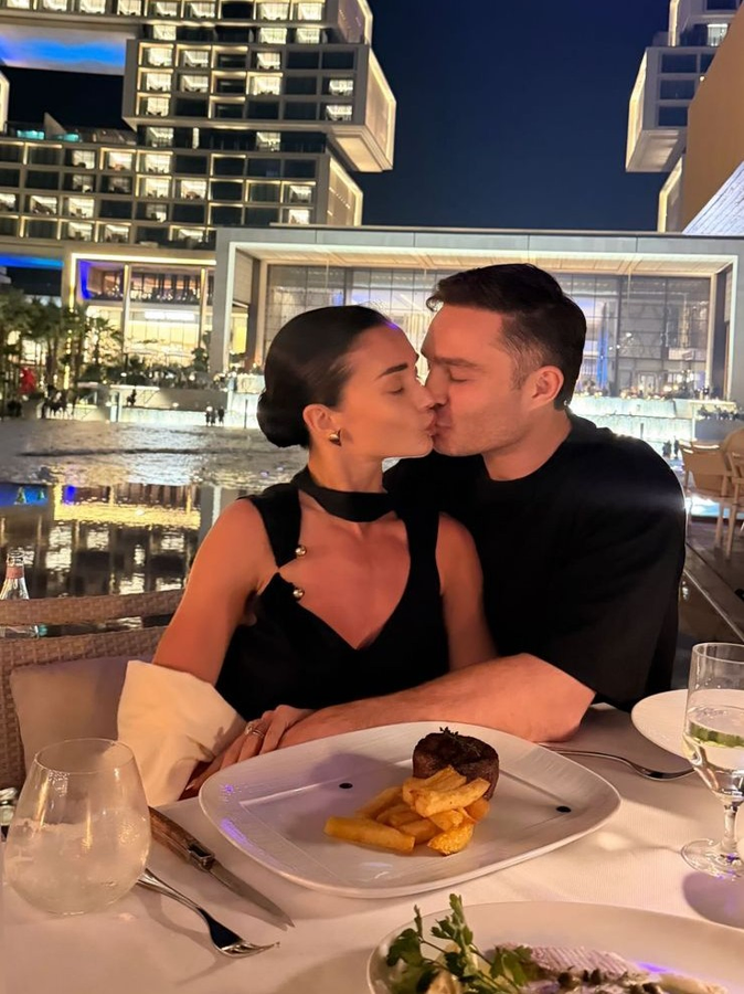 Couple's Kiss: Amy Jackson and Ed Westwick Celebrate Love.webp
