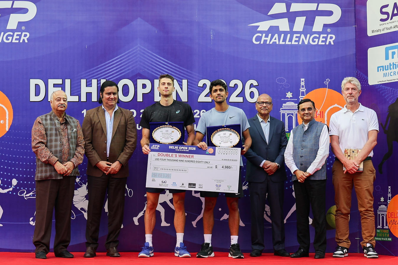 ATP Delhi Open: Match Point Save Highlights Indian Doubles Victory.webp