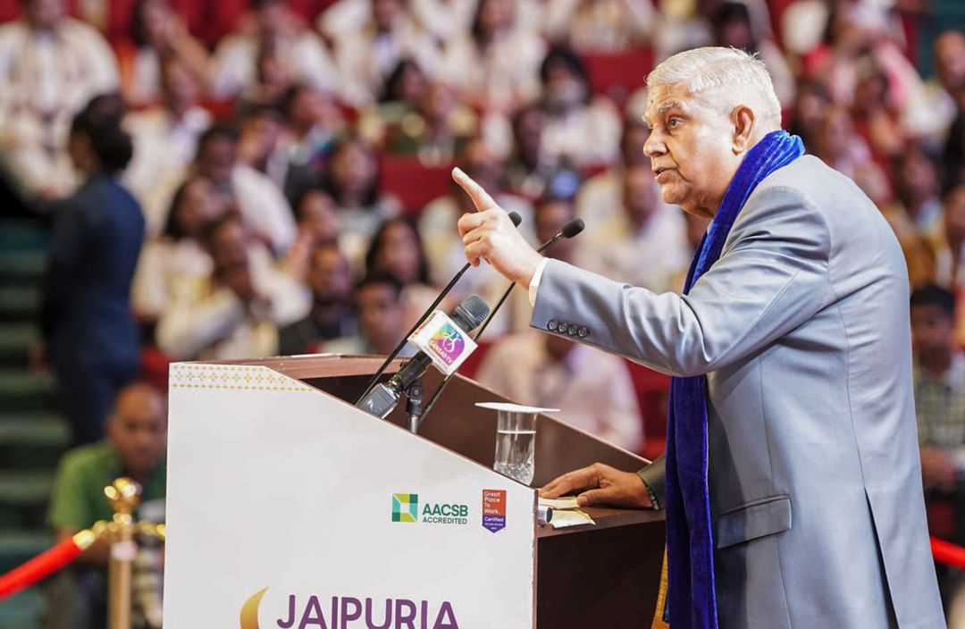 Vice President Dhankhar Urges Citizens to Embrace Economic Nationalism Amid Turkiye, Azerbaijan Row